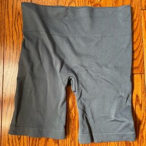 Gray biker shorts